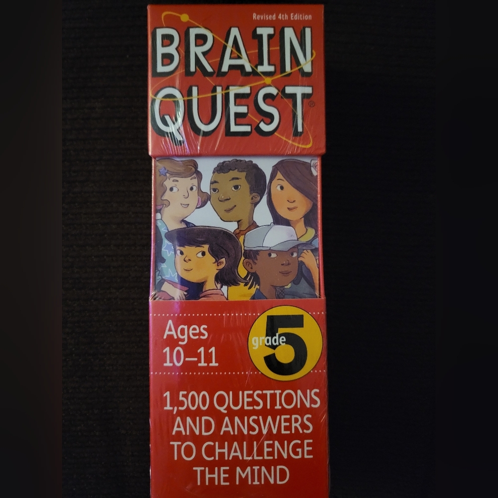 Brain Quest Grade 5 Learning Cards - Red